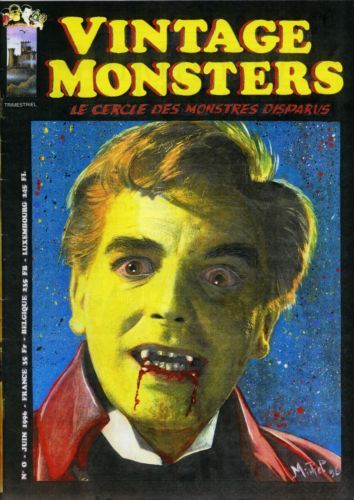 VINTAGE MONSTERS magazine cover June 1996