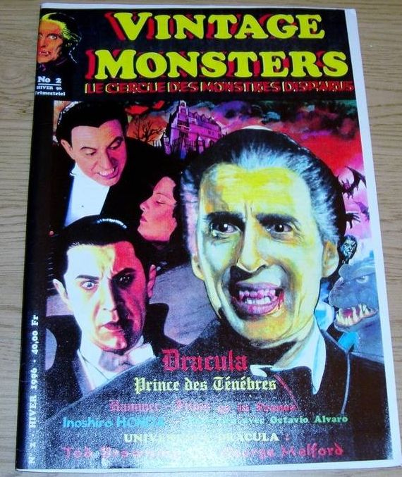 VINTAGE MONSTERS magazine cover Issue 2 Winter 1996