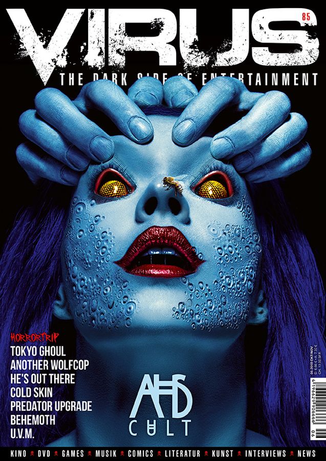 VIRUS magazine cover Issue 85  October/November 2018