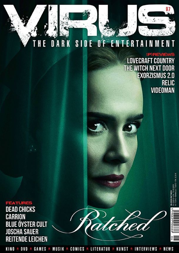 VIRUS magazine cover Issue 97  October/November 2020