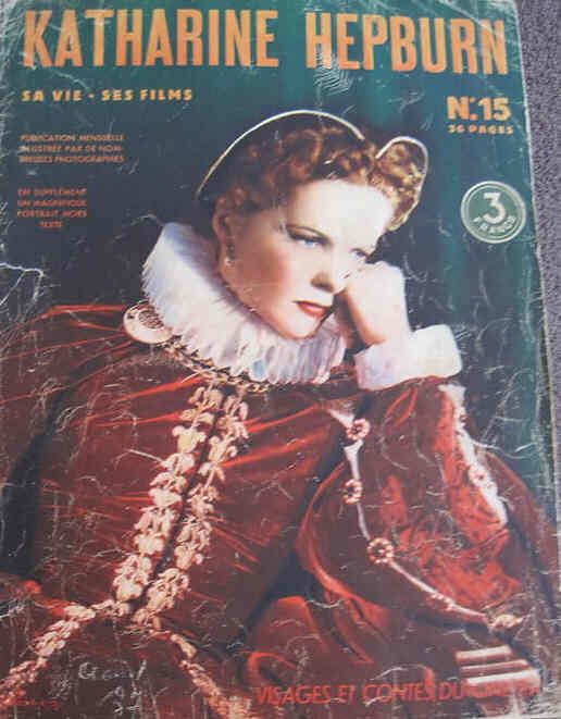 VISAGES ET CONTES DU CINEMA magazine side cover Issue 15 August 1937
