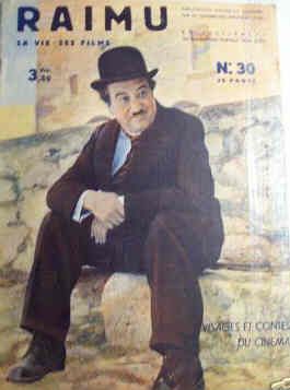 VISAGES ET CONTES DU CINEMA magazine side cover Issue 30 December 1938