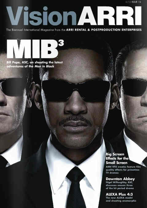 VISION ARRI magazine side cover Issue 13  2012