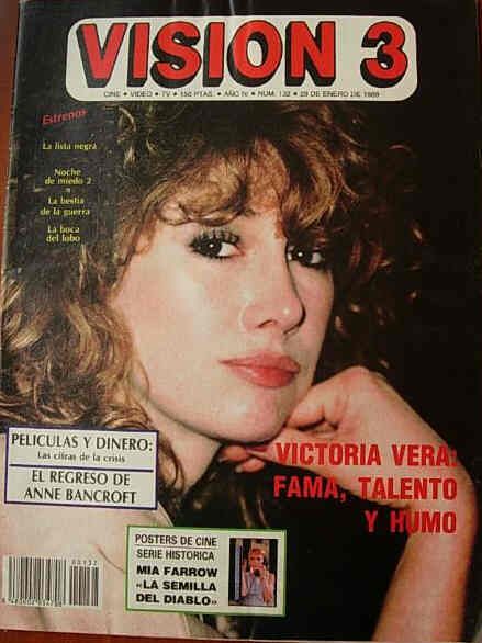VISION 3 magazine cover Issue 132 29 January 1989