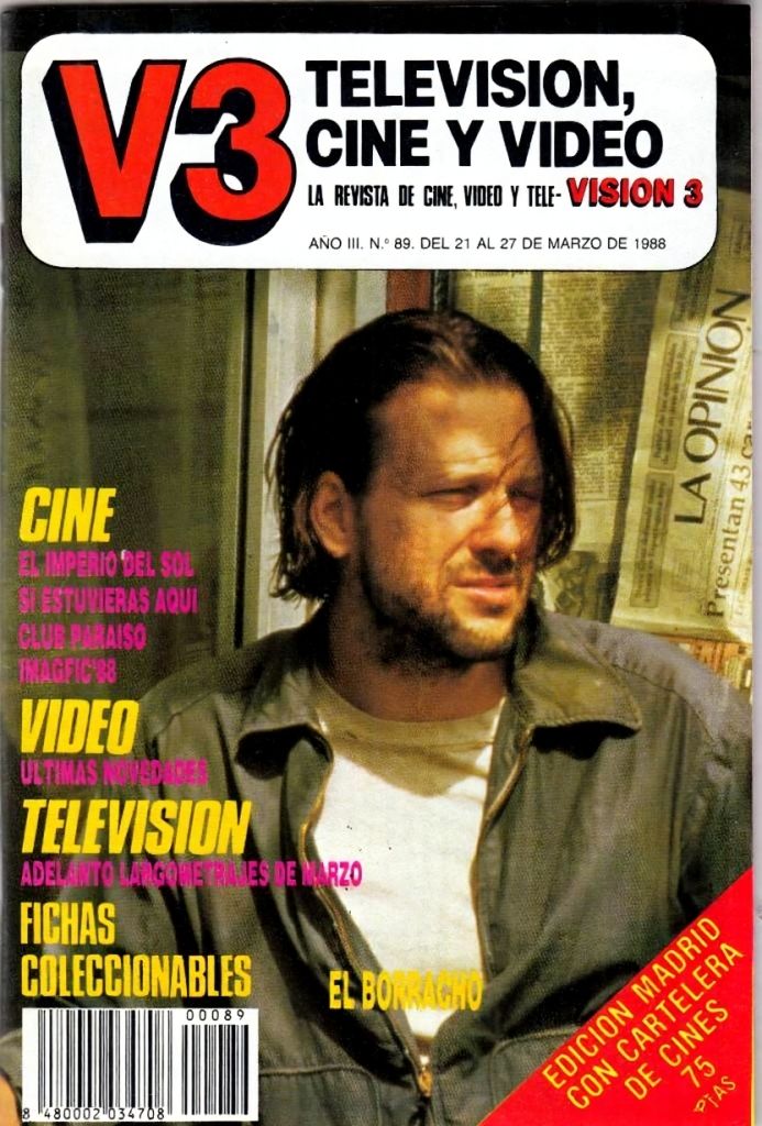 VISION 3 magazine cover Issue 89 21 March 1988