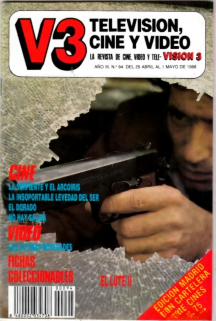 VISION 3 magazine cover Issue 94 1 May 1988
