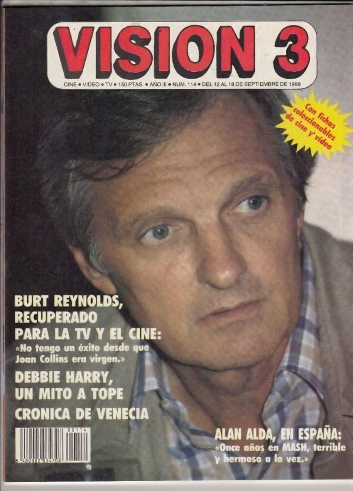 VISION 3 magazine cover Issue 114 12 September 1988
