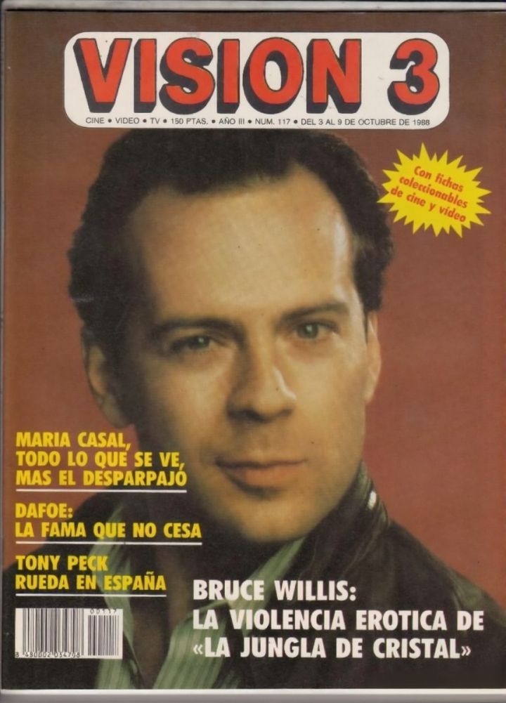VISION 3 magazine cover Issue 117 3 October 1988