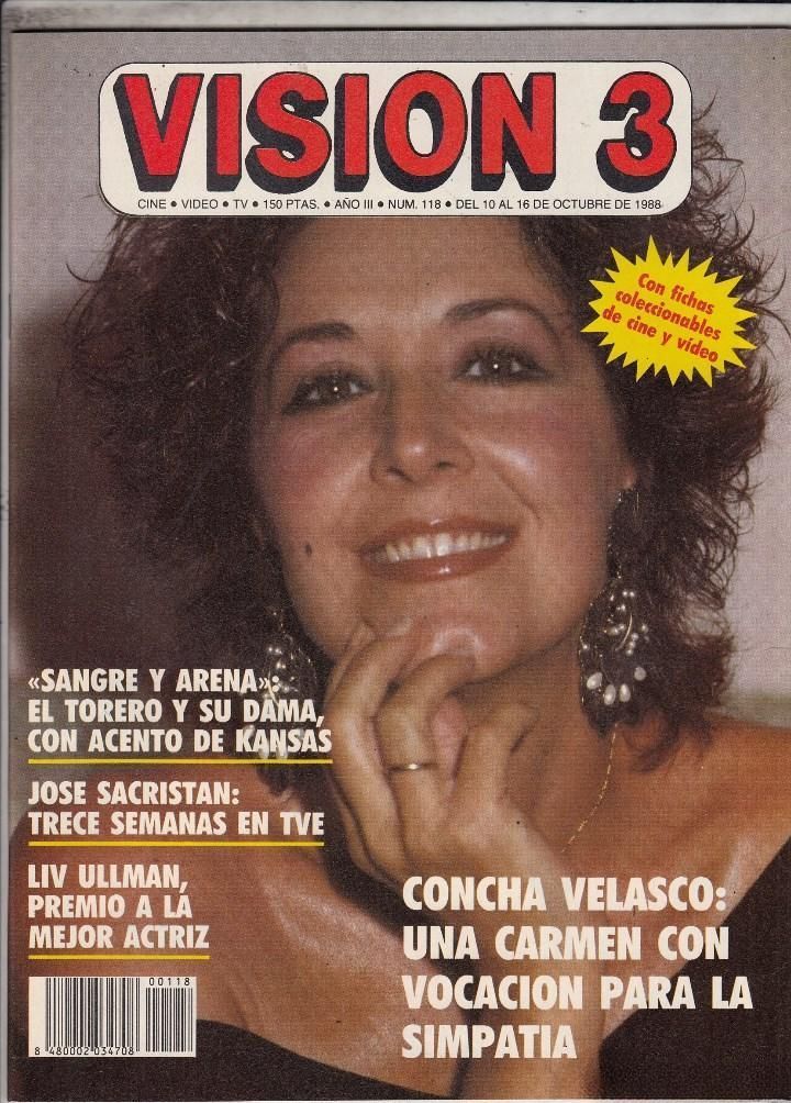 VISION 3 magazine cover Issue 118 10 October 1988