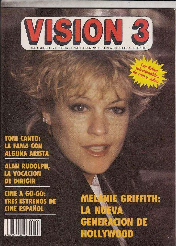 VISION 3 magazine cover Issue 120 24 October 1988