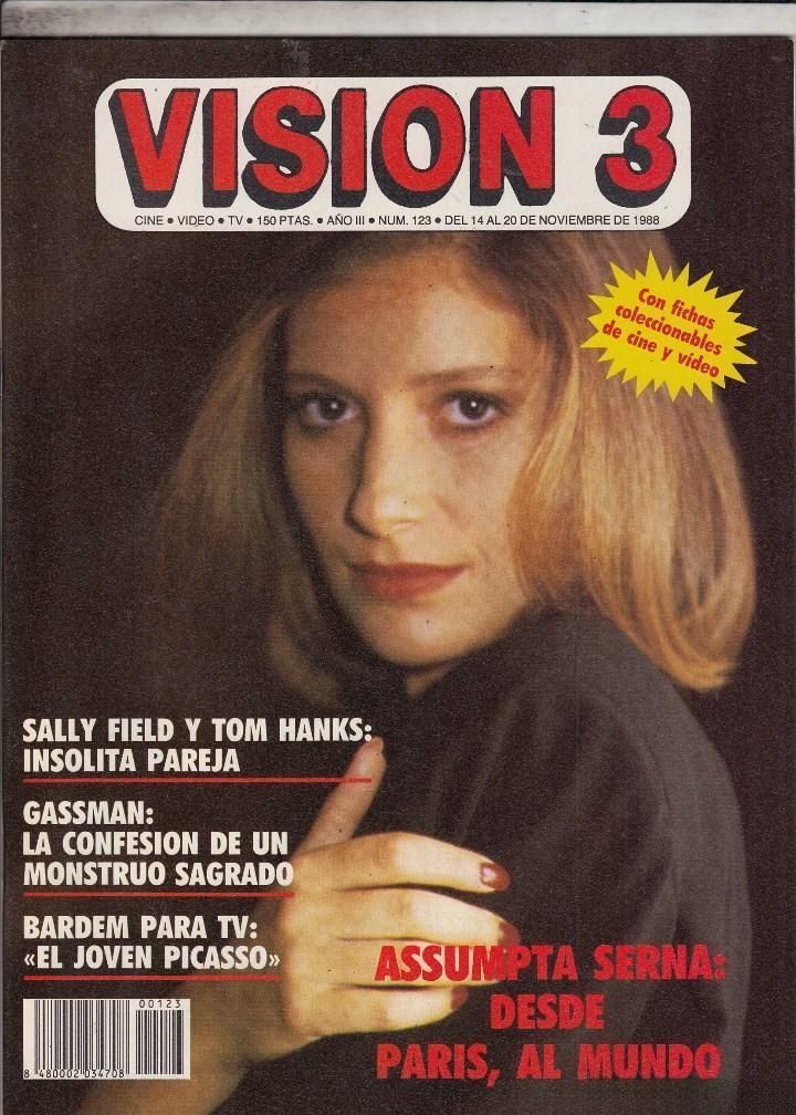 VISION 3 magazine cover Issue 123 14 November 1988