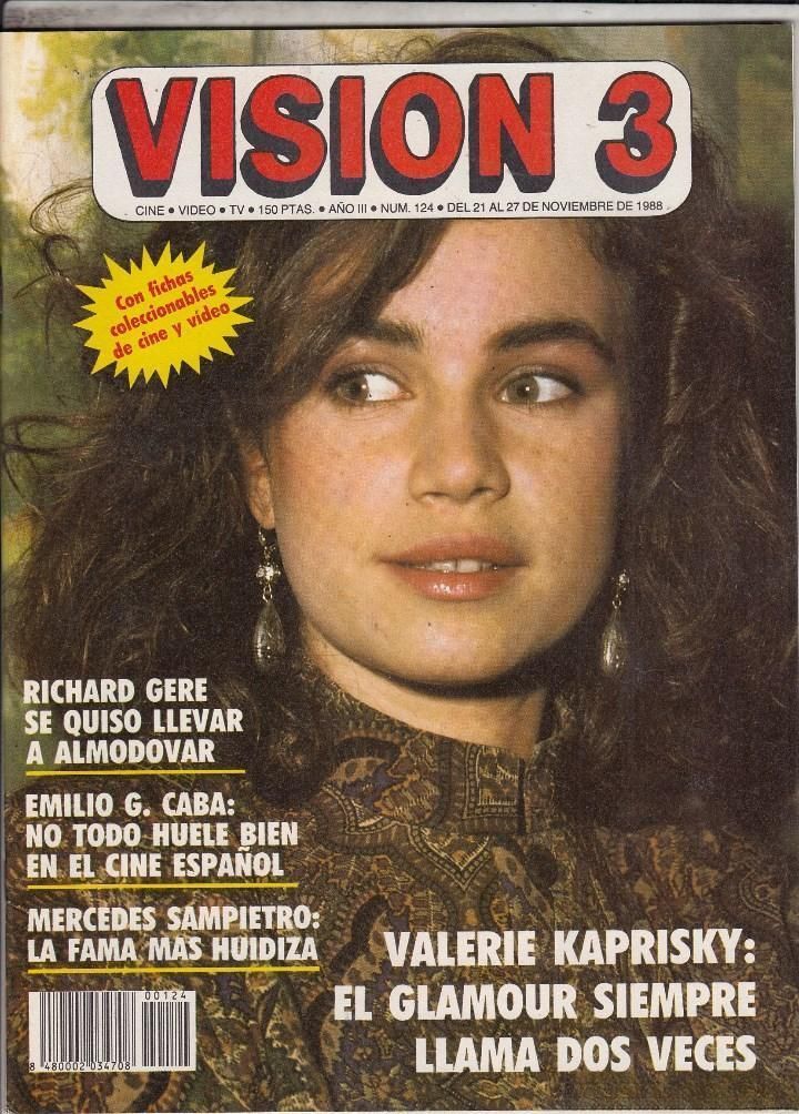 VISION 3 magazine cover Issue 124 21 November 1988