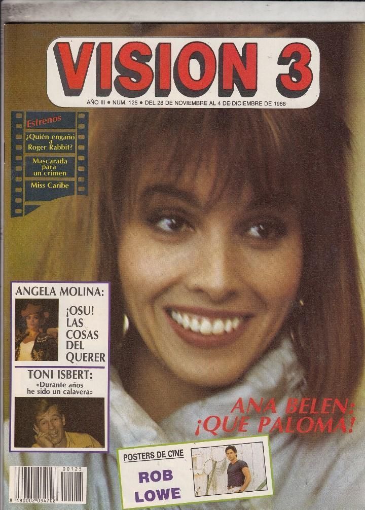 VISION 3 magazine cover Issue 125 28 November 1988