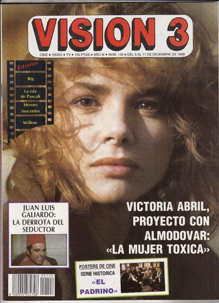 VISION 3 magazine cover Issue 126 5 December 1988