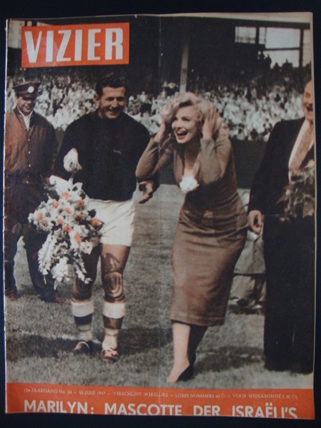 VIZIER magazine side cover 22 June 1957