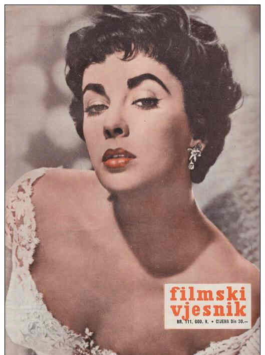 FILMSKI VJESNIK magazine cover Issue 111  1956