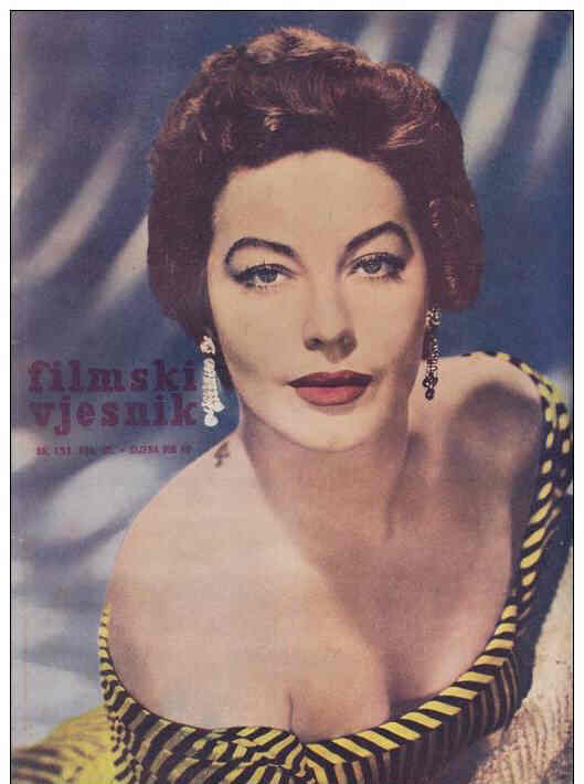 FILMSKI VJESNIK magazine cover Issue 151  1958