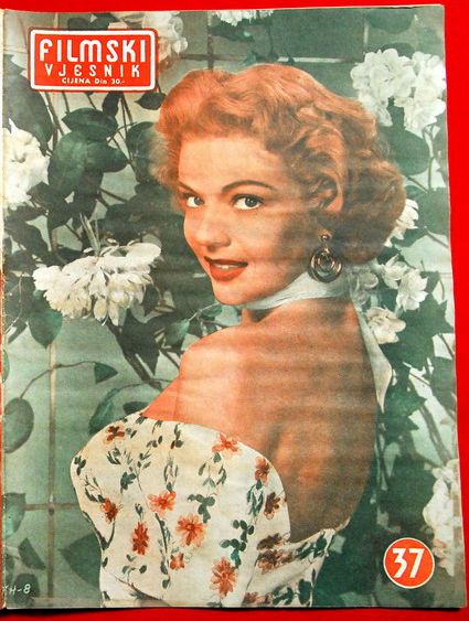 FILMSKI VJESNIK magazine cover Issue 37  1953