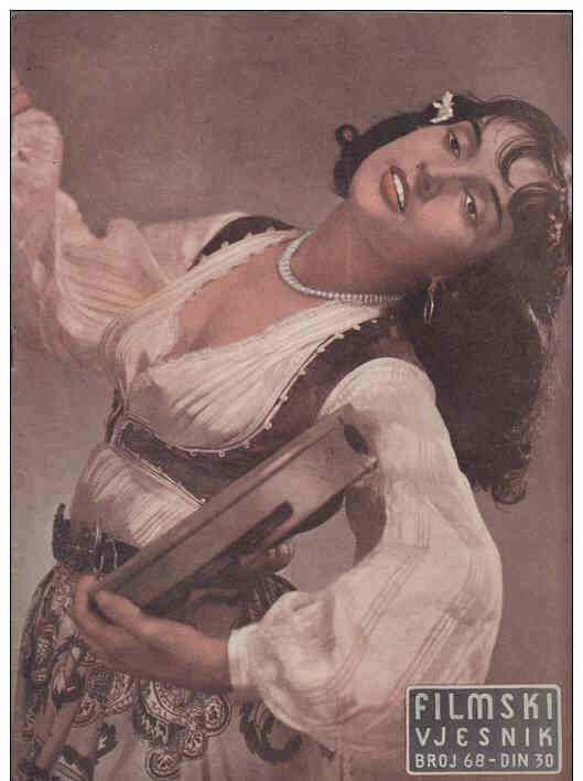 FILMSKI VJESNIK magazine cover Issue 68  1954
