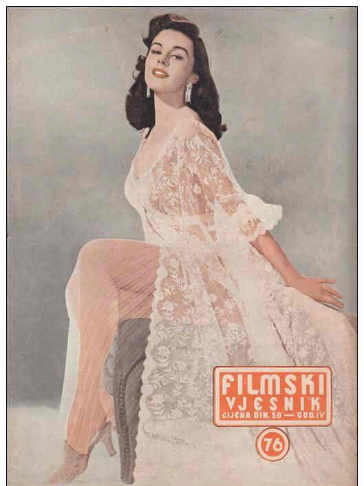 FILMSKI VJESNIK magazine cover Issue 76  1955