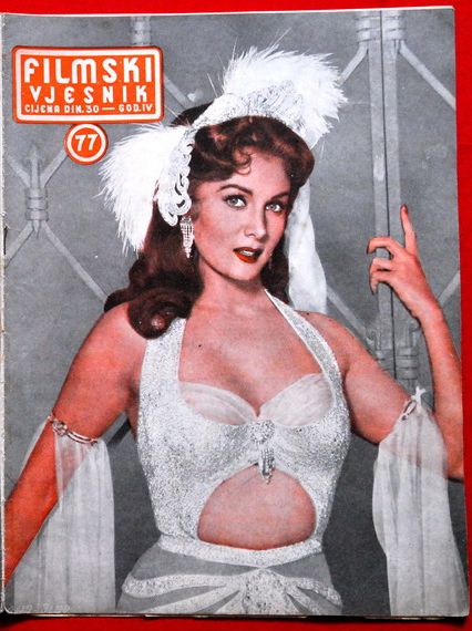 FILMSKI VJESNIK magazine cover Issue 77  1955