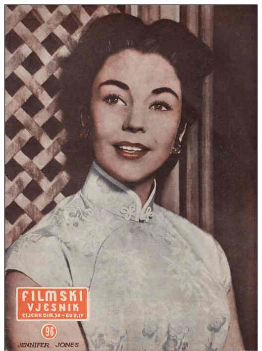 FILMSKI VJESNIK magazine cover Issue 96  1955