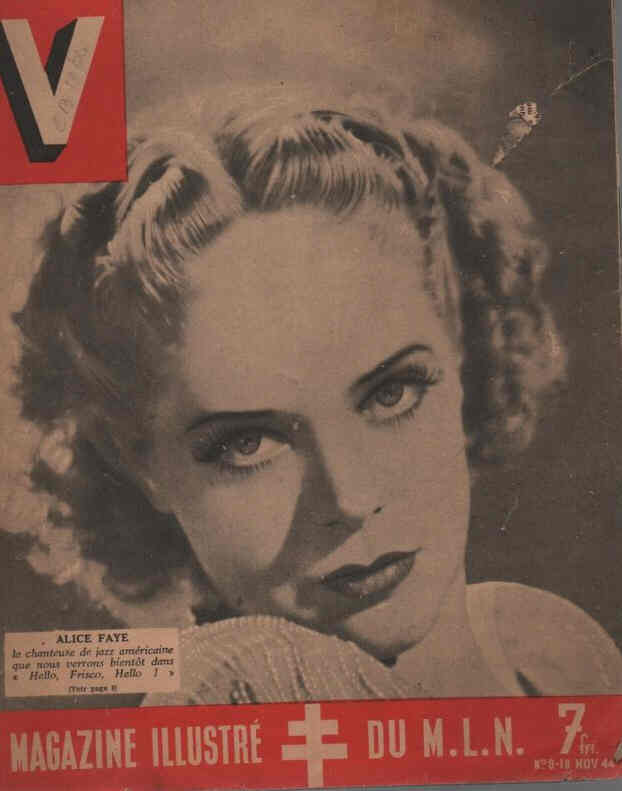 V magazine cover 9 November 1944