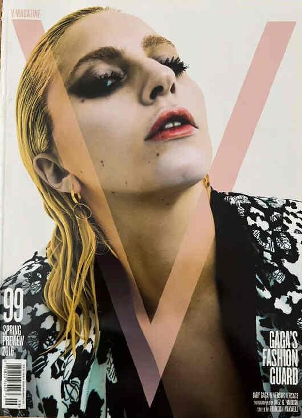 V MAGAZINE magazine side cover Issue 99 Spring 2016