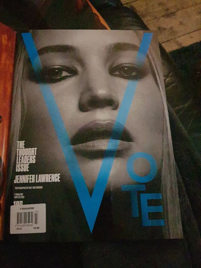 V MAGAZINE magazine side cover Issue 127 Winter 2020