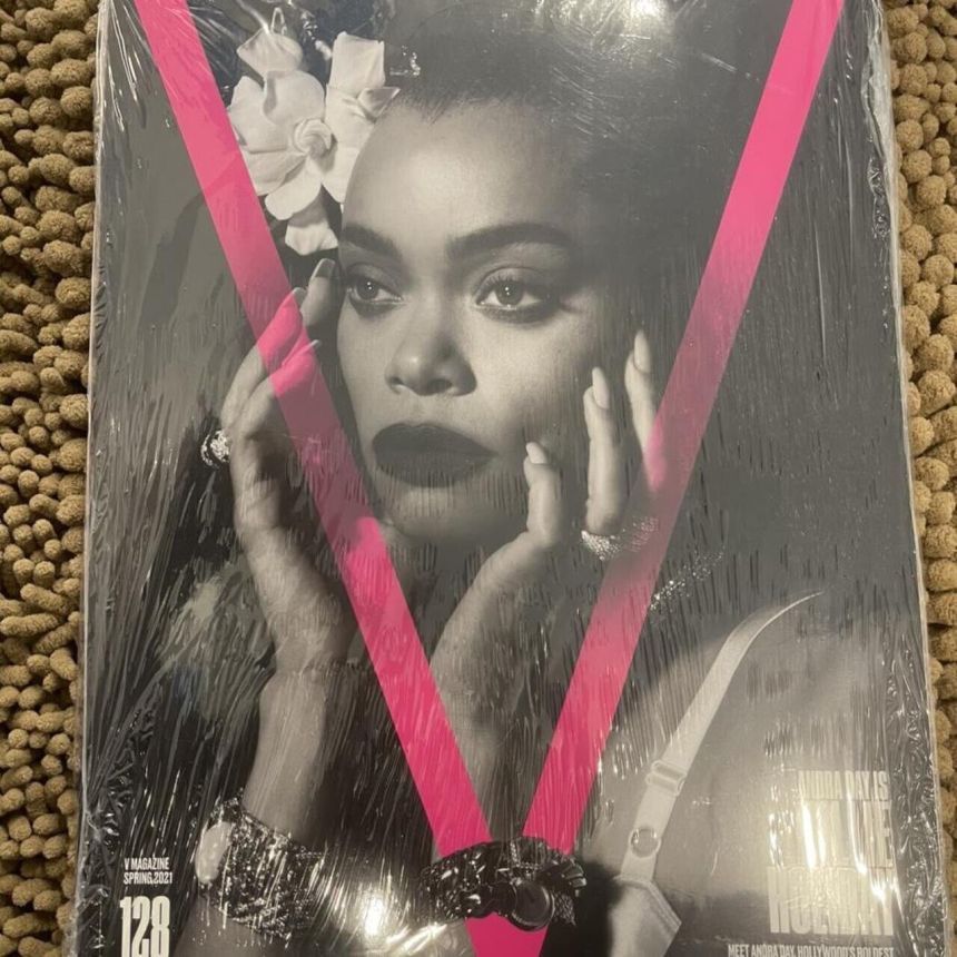 V MAGAZINE magazine side cover Issue 128 Spring 2021