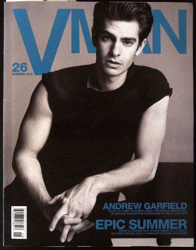 V MAN magazine side cover Issue 26 Summer 2012
