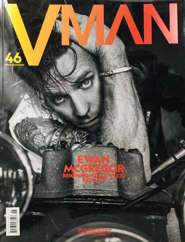 V MAN magazine side cover Issue 46 Spring 2021