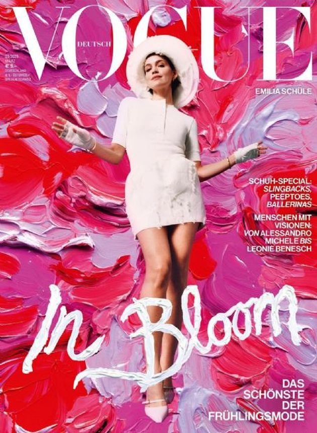 VOGUE GERMANY magazine side cover  March 2025