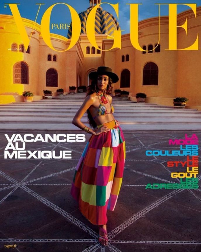 VOGUE FRANCE magazine cover  April 2021