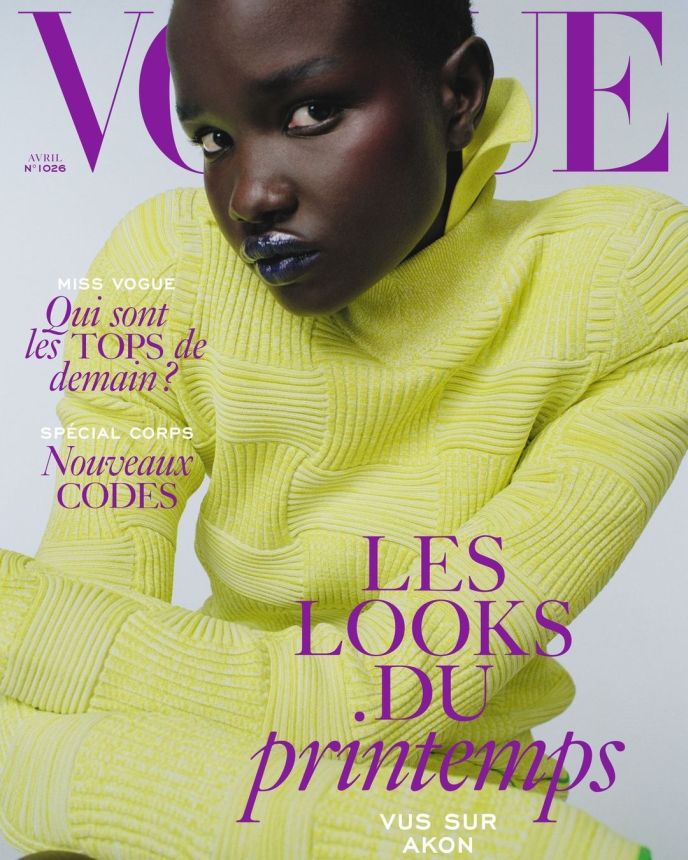 VOGUE FRANCE magazine cover  April 2022