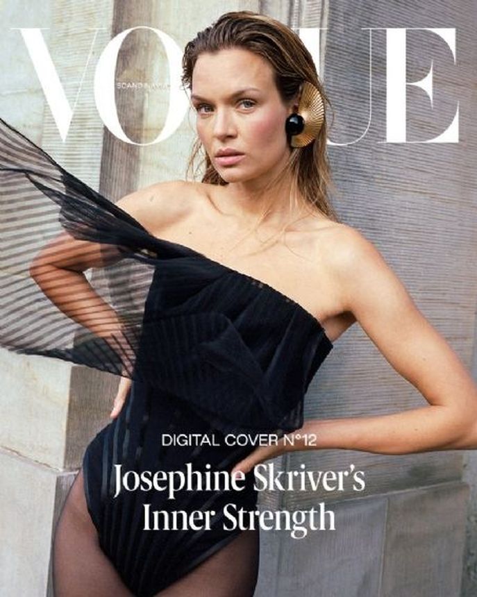 VOGUE SWEDEN magazine side cover  November 2024