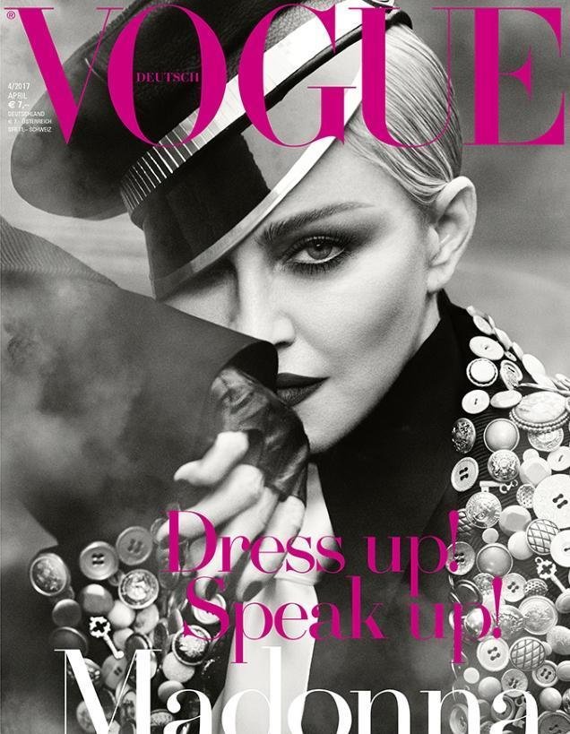 VOGUE GERMANY magazine cover  April 2017