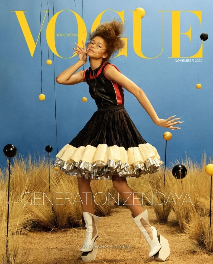 VOGUE HONG KONG magazine side cover  November 2020