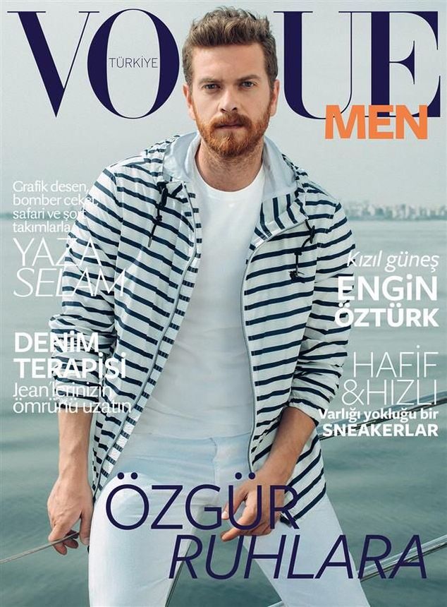 VOGUE MAN (TU) magazine side cover  June 2015