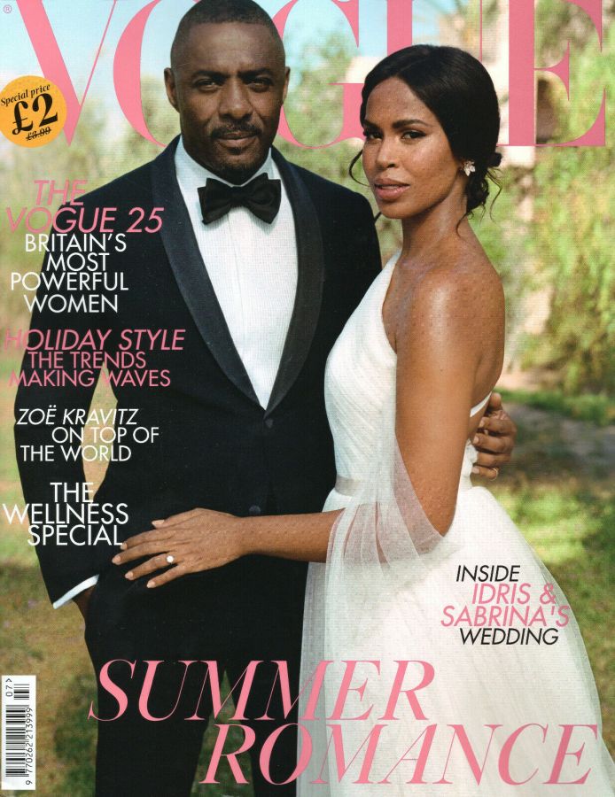 VOGUE UK magazine cover  July 2019
