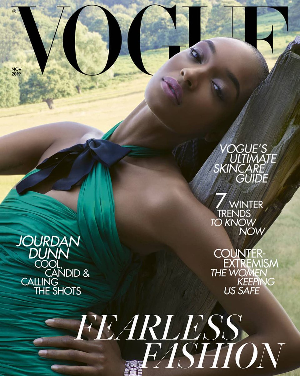 VOGUE UK magazine cover  November 2019