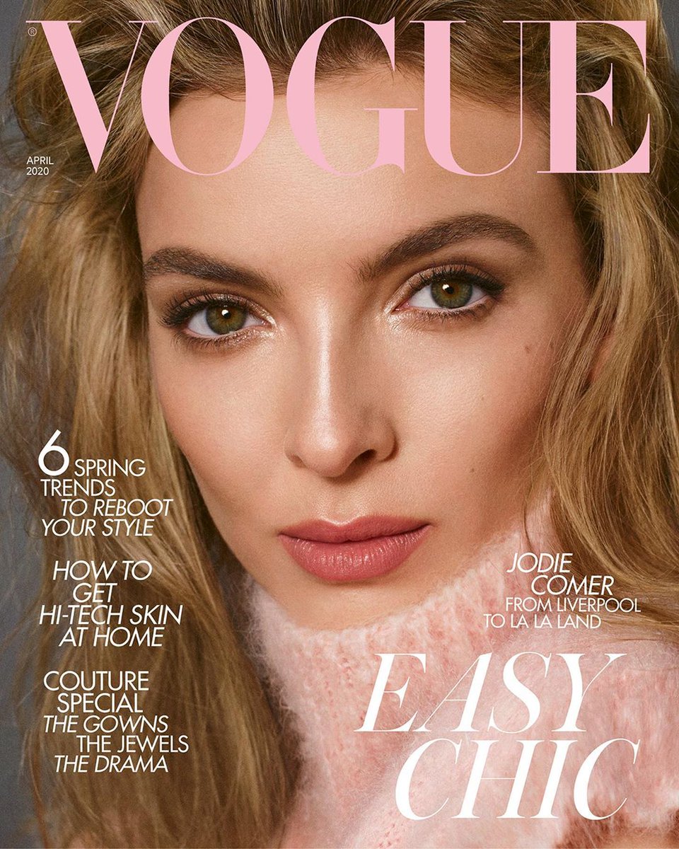 VOGUE UK magazine side cover  April 2020