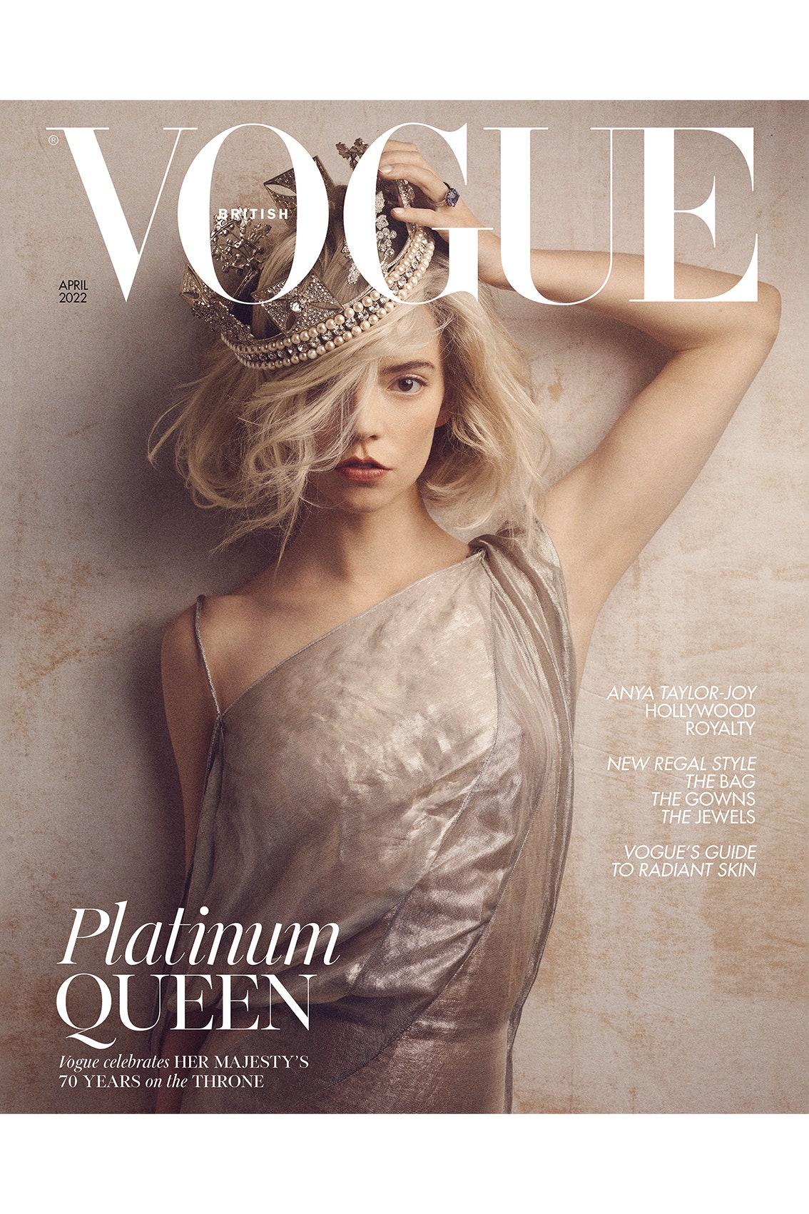 VOGUE UK magazine cover  April 2022