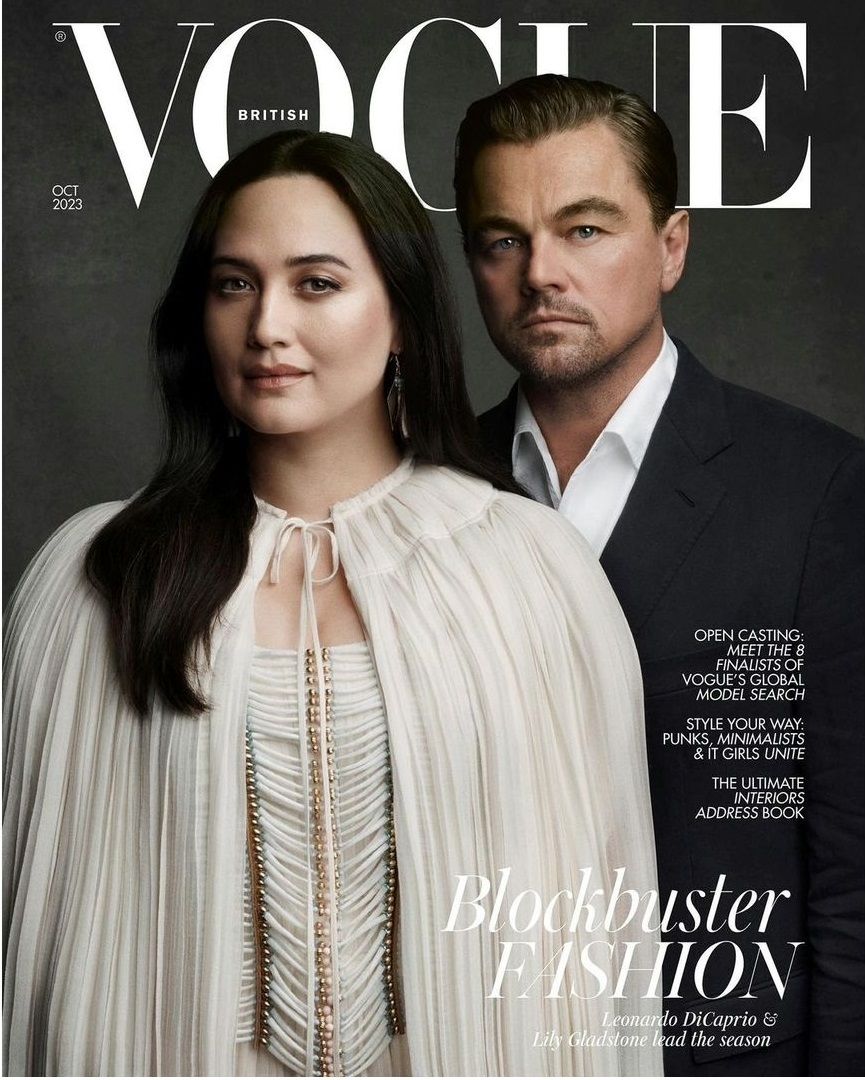 VOGUE UK magazine side cover  October 2023