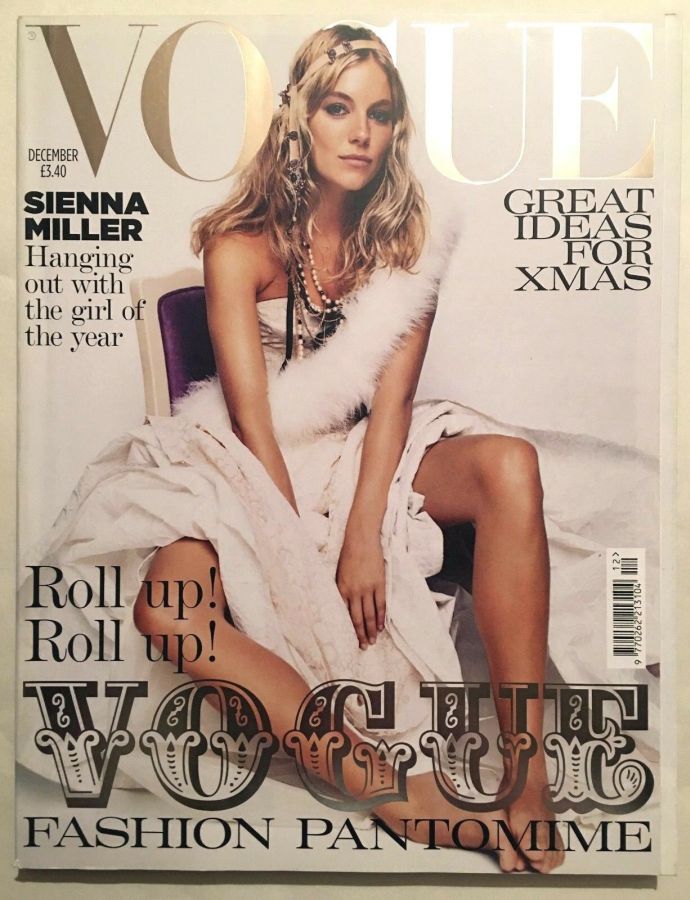 VOGUE UK magazine cover  December 2004