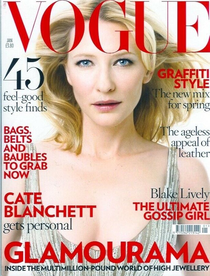 VOGUE UK magazine cover  January 2009