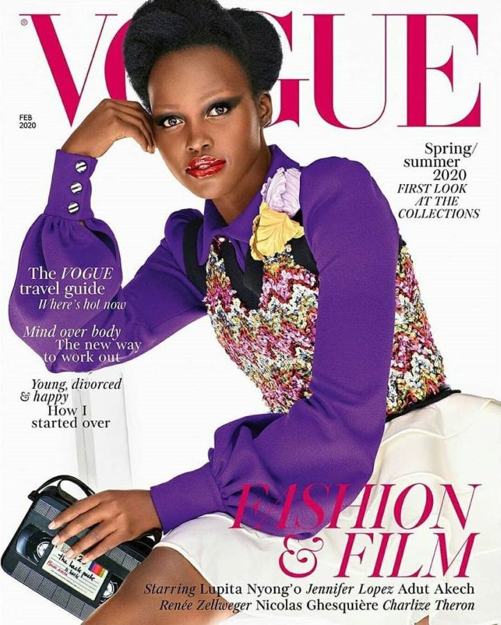 VOGUE UK magazine side cover  February 2020