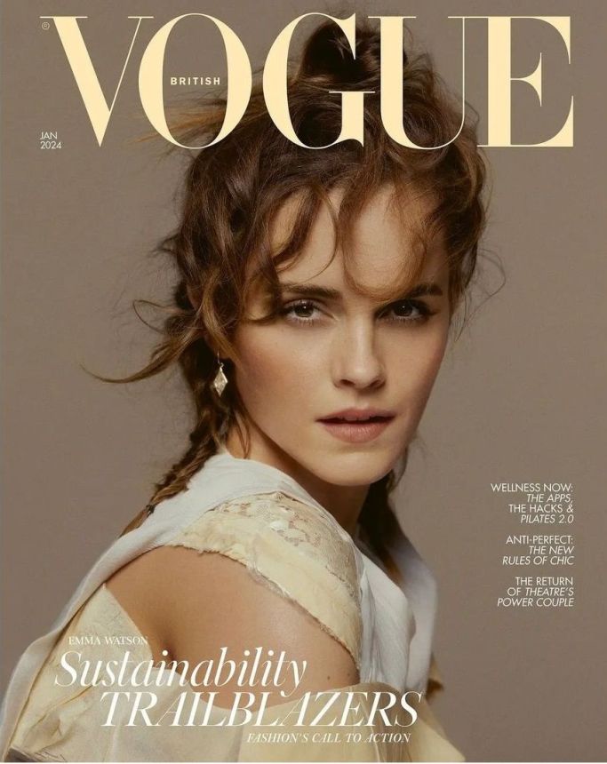 VOGUE UK magazine cover  January 2024