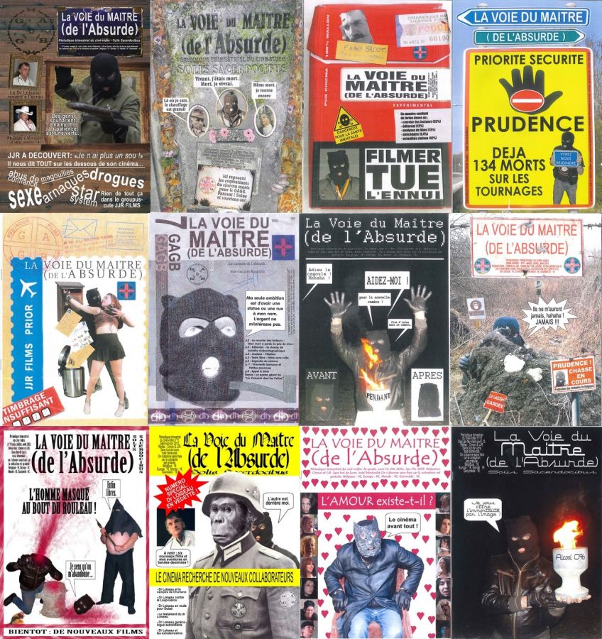 LA VOIE DU MAITRE DE L ABSURDE magazine side cover Issue 2-13 2010-2013 