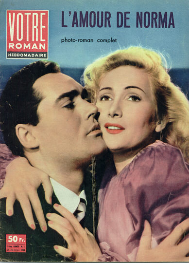 VOTRE ROMAN magazine cover Issue 7 21 February 1958